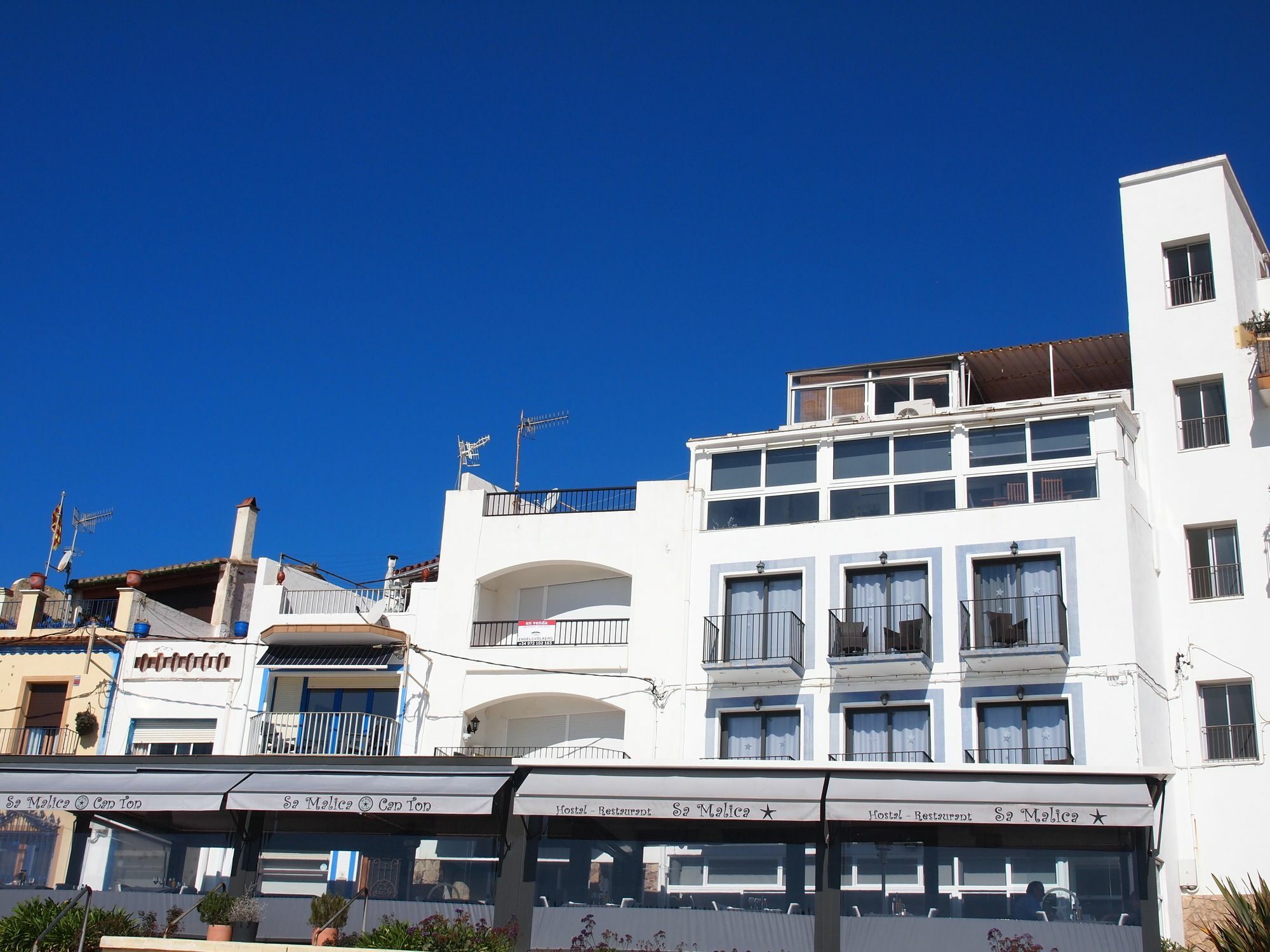 Hostal Sa Malica Blanes Exterior foto
